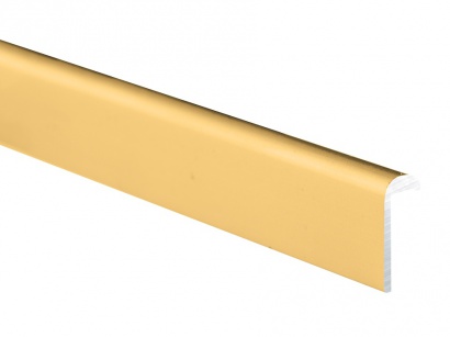 Hliníkový profil široký oblúk Zlatý