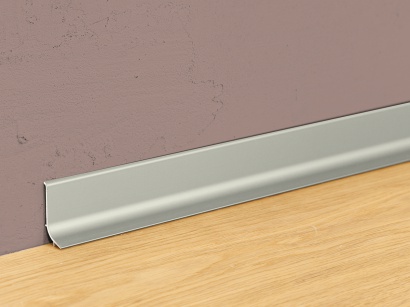 Hliníková podlahová lišta samolepiaca Inox Q64