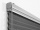 Nosný profil Plissé žalúzie Honeyflex Top Down v odtieni Grey
