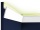 Orac SX179 tvrdá soklová lišta s LED nepriam osvetlením