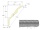  Profil a rozmery stropnej polyuretánovej lišty C219