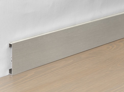 Hliníková podlahová lišta 89/6TM Titán brúsený lesklý 60 mm