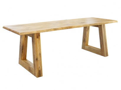 Masívny stôl jedálenský dubový Country BA na mieru