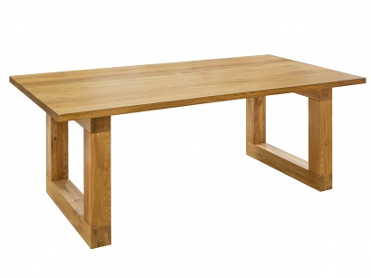 Masívny stôl jedálenský dubový Cube BA na mieru