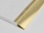 končovacia lišta samolepiaca Variotec DS Mosadz leštená 7 ÷ 12 mm