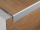 Schodová lišta pre vinyl Stairtec SC Strieborná 28 x 30 x 2700